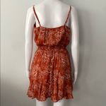 Trixxi Orange Ruffled Wrap Sundress Photo 1