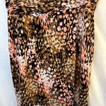Attention  Multicolor Animal Print A-Line Mini Skirt Size Small Fall Feminine Photo 2