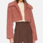 Majorelle Teddy Jacket leandra faux fur Crop womens Brown (large) sherpa glam Photo 2