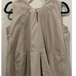 Marni Sleeeveless Taupe Darted Blouse Photo 3