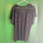 Black Lace Coverup Swim Wear Size 16/18‎ Time & Tru EUC! Photo 3