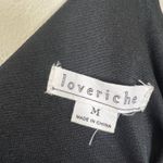 Loveriche Mini Dress Womens M Black Feather Fringe Sleeveless 20s Cocktail Edgy Size M Photo 4