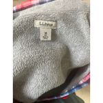 L.L. Bean Fleece Lined Button Down Long Sleeve Shirt Jacket Women's Size M Red Size M Photo 4