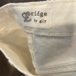 Bridge by GLY  White Distress Mom Jeans Size 25 Photo 5