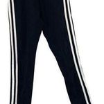 Adidas  Black with White Stripes Athletic Pants Photo 0