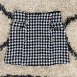 Alya Checkered Metallic Mini Skirt Photo 7