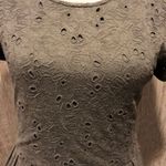 Rebecca Minkoff Short-sleeve Eyelet Gray Dress Photo 1