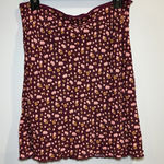 Free People  Floral Print Skirt Size‎ 10 Knee Length Photo 0