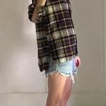 Madewell Flannel Oversized Ex-Boyfriend Shirt in Blue Tartan Fuller Plaid S $88 Photo 3