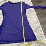 Athleta Purple Linen Silk Blend Tunic Long Sleeve Shirt Photo 8