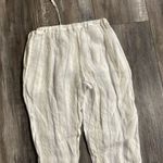 CP Shades  white striped Hampton linen pant XS Photo 4