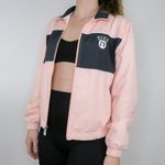 Nike Vintage 90s  Light Pink & Black Windbreaker Jacket Photo 4