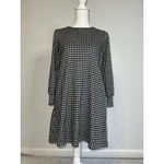 Old Navy Girls Black & White Gingham Long Sleeve Dress XL Photo 1