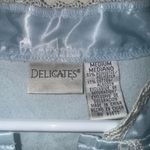 Delicates  Sky Blue Satin Lingerie Photo 1