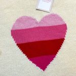 NWT Wear For Good Preston Drop Shoulder Heart Intarsia Sweater Size L Photo 3