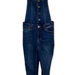 Refuge Dark Wash Denim Skinny Overalls Size Small Photo 0