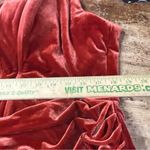 Azazie  Nereda Terracotta Velvet Corset Dress Size A18‎ Photo 7