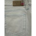 Cambio Jeans Women's Bamboo White‎ Embroidered Flower Size 44 18 White Photo 3