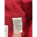 Vtg Lord & Taylor Size 12Red 100% Silk Blazer E0130 Red Photo 7