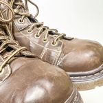 Lower East Side VTG Y2K Dr. Martens Look Chunky Brown Boots Size 8  1461 Photo 1