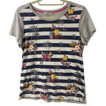 Tommy Bahama tee shirt striped front w/floral design Small Photo 0
