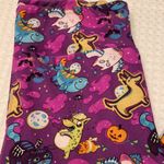 LuLaRoe Purple HALLOWEEN Monsters OS One Size Leggings Photo 1