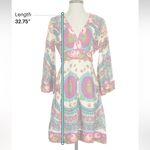 AQUA  100% Silk V-Neck Dress Photo 3