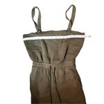 Reset by Jane army green gauzy jumper with tie legs at ankles Green Size M Photo 6