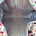 Vera Bradley Barrel Duffel Vineyard Floral Blue Magenta Photo 6