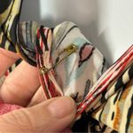 Just Love Vintage  Y2K Animal Print Smocked Midi Sundress Boho Medium Photo 12