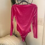 ZARA  Crushed Velvet Long Sleeve Bodysuit Photo 4