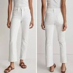 Madewell NEW Kick Out Crop Jeans in pure white, 25 Photo 1