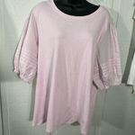 On 34th Lavender Trendy Plus Size Puff Photo 2