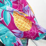 Hilo Hattie Vintage Pineapple Tropical Hawaiian Print Colorful Mumu Dress Size L Size L Photo 4