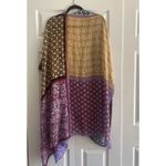 Lovestitch ‎ Boho Patchwork Open Kimono 100% Viscose One Size Open Cardigan Light Photo 3