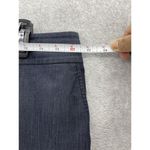 Ann Taylor LOFT  Women's Cropped Pants Blue Chambray Size 8 Julie Fit Cotton Photo 9