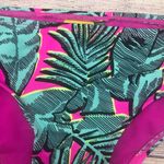 LA Hearts  Women's Swim Bikini Bottom Pink Green Size S Photo 2