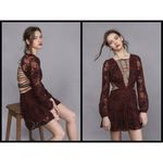 For Love & Lemons 💕💕 Jolene Lace Up Mini Dress XS Photo 3