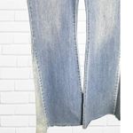 Cello Women's Size 11 High Rise Split Hem Flare Jean Light Wash Cotton Blend New Photo 5