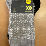 All In Motion New Women’s 2 Pack  Mid Weight Crew Socks 10% Wool Shoe Size 4-10 Photo 0