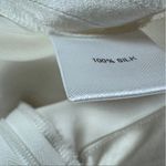 Michelle Mason  Silk Charmeuse‎ Tapered Banded Open Side Slit Trousers Sz 0 Photo 3