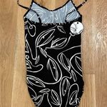 Ethika  x Dee Rosse Bodysuit in Black & White Botanical Print Photo 4