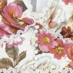 Luxxel  Womens Cottagecore Floral‎ Lace Trim Boho Festival Resortwear Romper M Photo 3