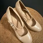 Journee Collection Elegant Cream Mary Jane Heels Photo 3