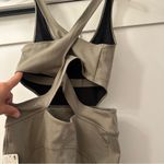 Free People Back it Up- jumpsuit Sage Beige size Medium NWT Photo 4