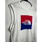 The North Face  Womens White Red Blue Graphic Tank Top Size XL Photo 2