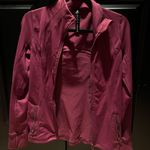 Maroon Workout Jacket Red Photo 0