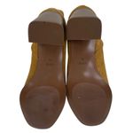 Mango Round Toe Heel Suede Ankle Boots Medium Brown Size 39/ 8.5 Photo 8