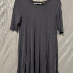 Free People  Gray Open Back Oversized T-Shirt Size Medium Photo 0