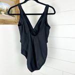 MiracleSuit  One Piece Solid Slimming Swimsuit Black Size 12 Photo 1